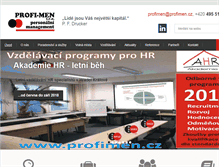 Tablet Screenshot of profimen.cz